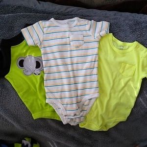 3 T- shirt onesies sold together